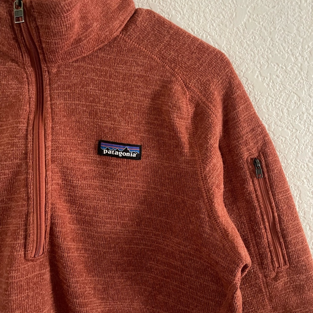 Patagonia 's Rust Half-Zip Sweater